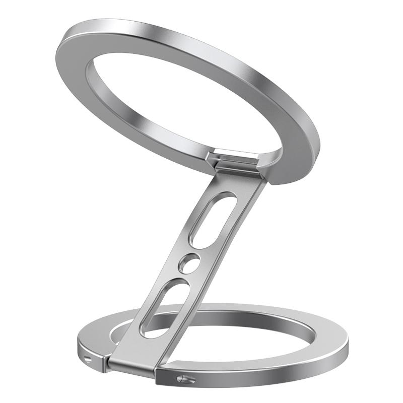 Suport magnetic cu inel pentru telefon, față-verso, compatibil MagSafe, cu suport (kickstand), pentru iPhone 16/15/14, Huawei, Xiaomi, Accesoriu Stand Grip