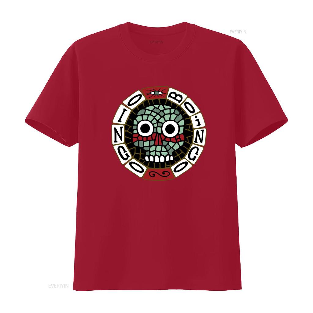 Oingo Boingo 1995 Tour Skull T Shirt For Fans Sizes S 5xl Black Vintage Slightly Versatile Streetwear Graphic Homme