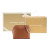 Michael Kors MK Jet Set Travel Letter Logo Chain Commuter Leather Shell Crossbody Bag Women bags Caramel-Brown 35F1GTVC6T-LUGGAGE