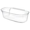BB Home-Garbage Bin Gondol_G-550 Transparent White Plastic