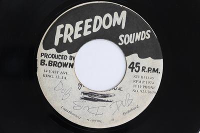 7inch Record PRINE ALLA / KING TUBBY - Stone / Great Stone NONE FREEDOM SOUNDS Jamaica Reggae, Ska & Dub Used