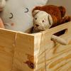 Natural Wood Box Compatible with KALLAX and EXPIDIT Shelves 33x37x33cm | Storage Cube | CREATIVE DECO