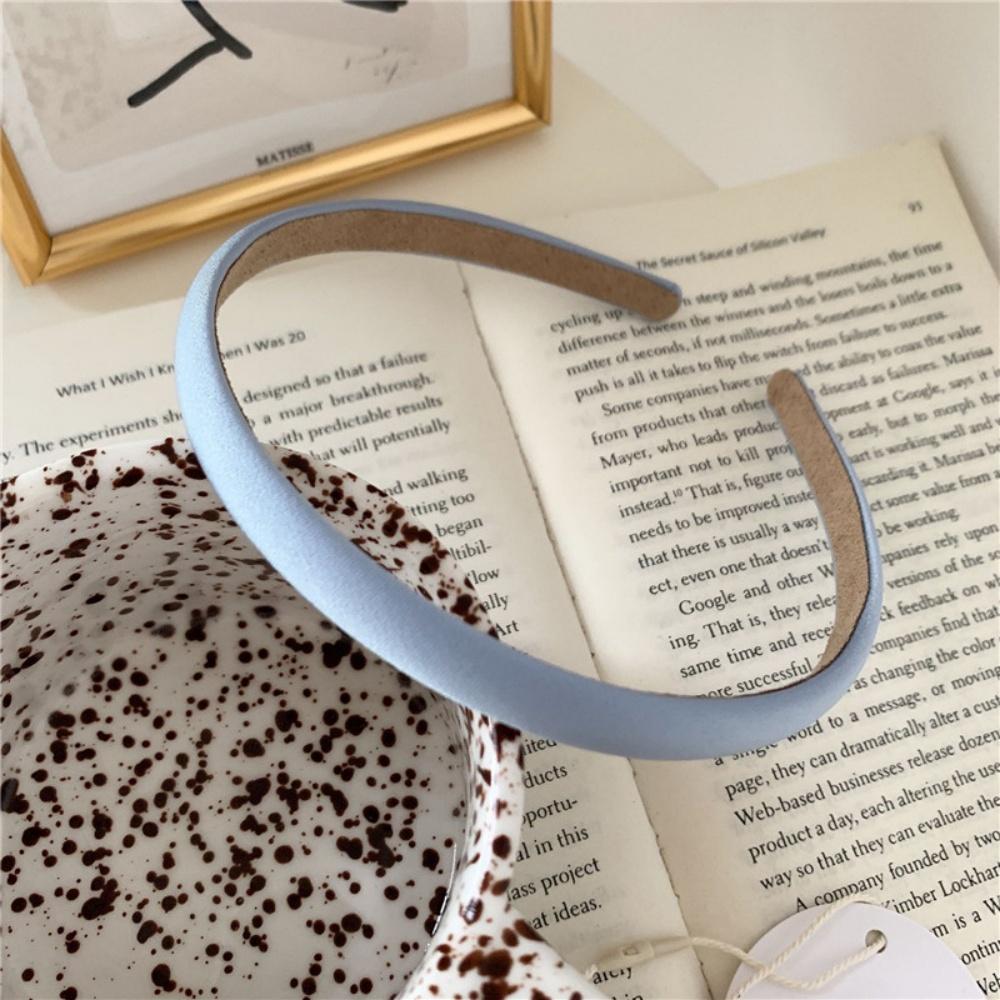 Solid Color Elegant Hairbands For Women Girls Hair Bands Elastic Wash Face Headbands Fashion Hair Hoops Bezel Accessories