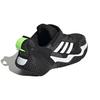 New Adidas 4Uture Runner Sport K Slip Resistant, Abrasion Resistant, Breathable Low Top Running Shoes Black White Kids' GZ1048