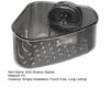 Sink Strainer Basket Sponge Holder with Suction Cup Triangle Design Easy to Install Multifunctional Storage Rack Drainer Basket