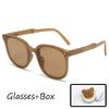 2025 UV400 protection for girls, no eye damage for babies Folding children's sunglasses for boys