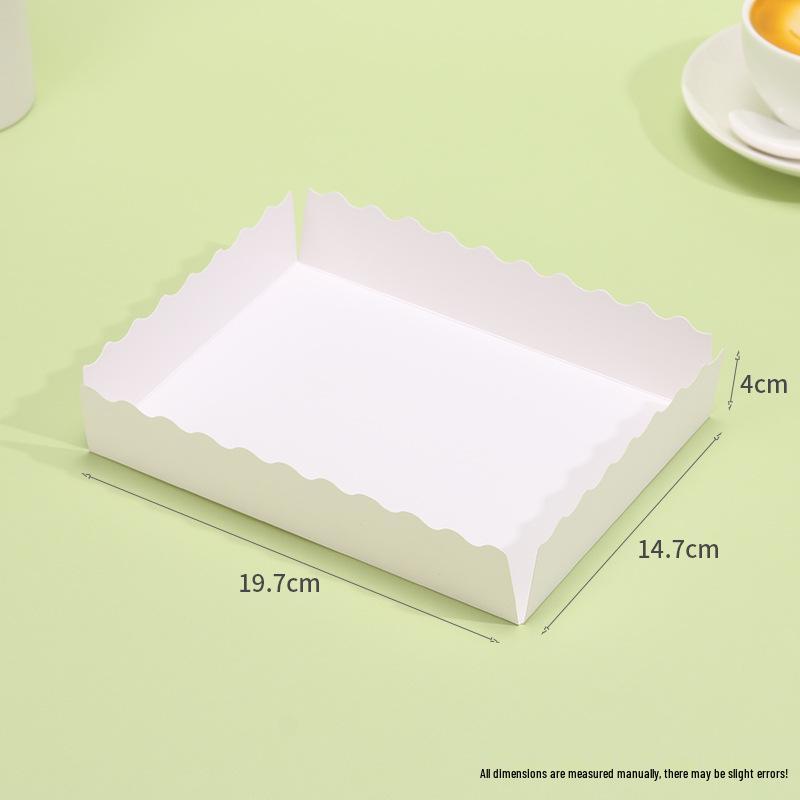 Handheld Kraft Paper Pastry Box for Desserts and Afternoon Tea