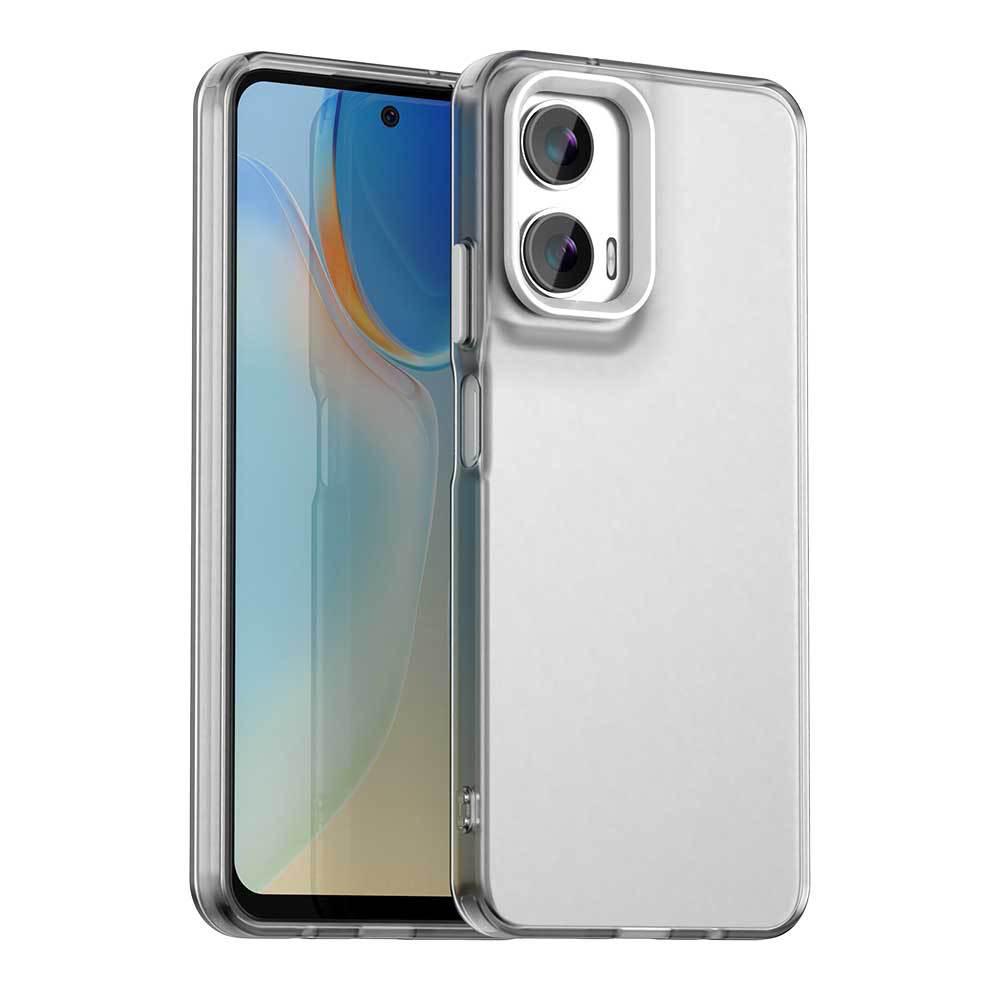 Frosted Transparent Phone Case for Motorola Edge 50 Neo and Moto G35 5G