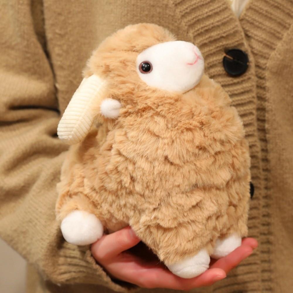 Cartoon Lamb Plush Toy Fluffy Animal Fluffty Doll Sleeping Pillow Sheep Plush Doll  Home Decor