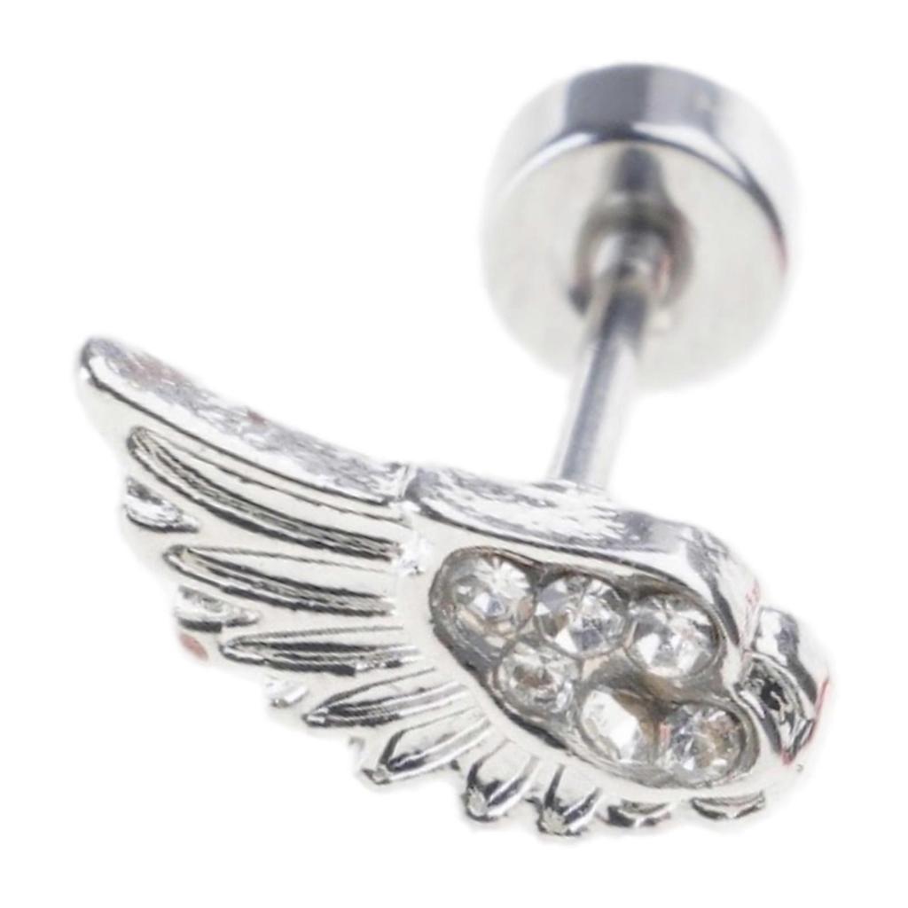 Wing Design Cartilage Studs Earrings