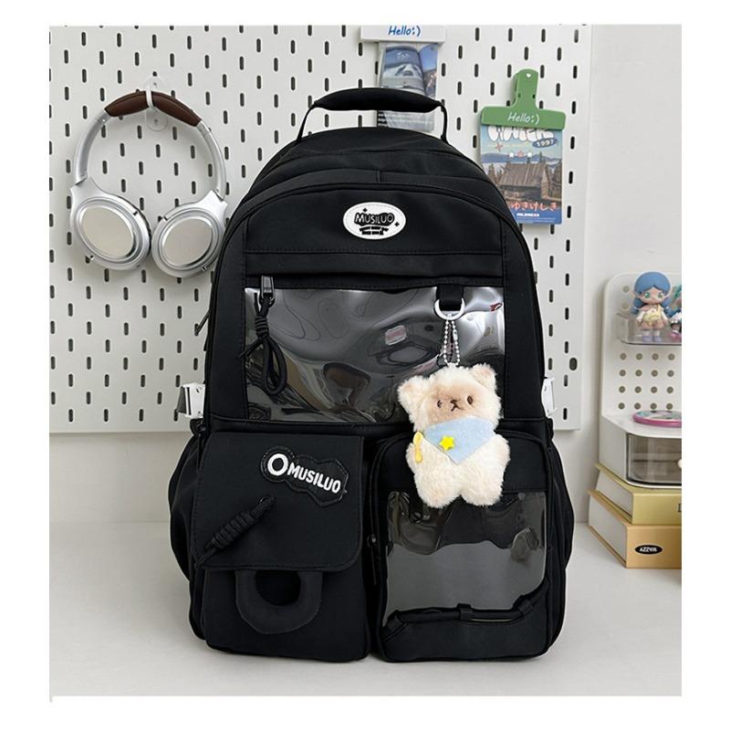 New high-value college style fresh and sweet backpack junior high school students lightweight large-capacity backpack