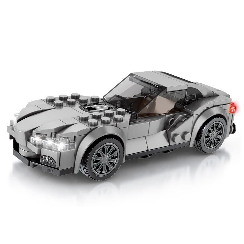 City Vehicles Speed Sports Racing Technical Car Model Building Blocks Super Racers Figures Moc Construction Toys
