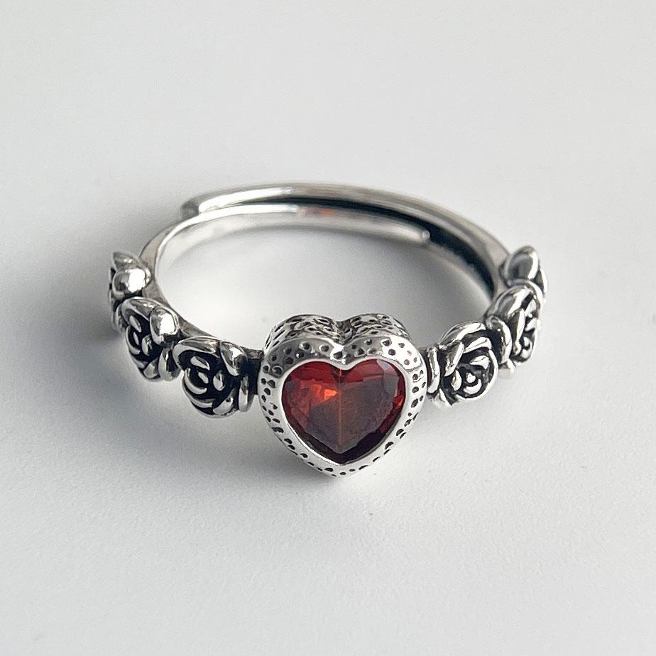 925 Silver Rings for Women Couple Minimalist Handmade Blue Pink Stone Shinning Ring Fine Jewelry Gift Prevent Allergy