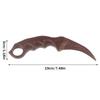 Golden Sandalwood Claw Knife, Whole Wood Carving, Wooden Handle Piece, Wooden Knife, Martial Arts Practice, Performance Training