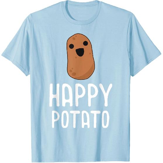 Happy Potato - Kawaii Potato Shirt, Funny Gift Vegetable T-Shirt