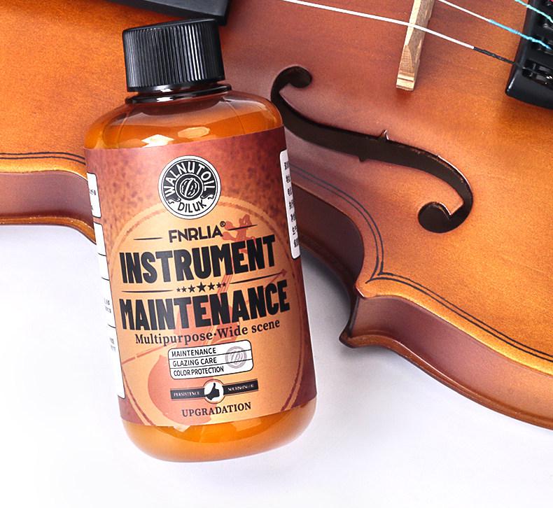 Îngrijirea instrumentelor cu coarde: Ulei pentru curățarea și lustruirea viorii, chitarei, violei, violoncelului