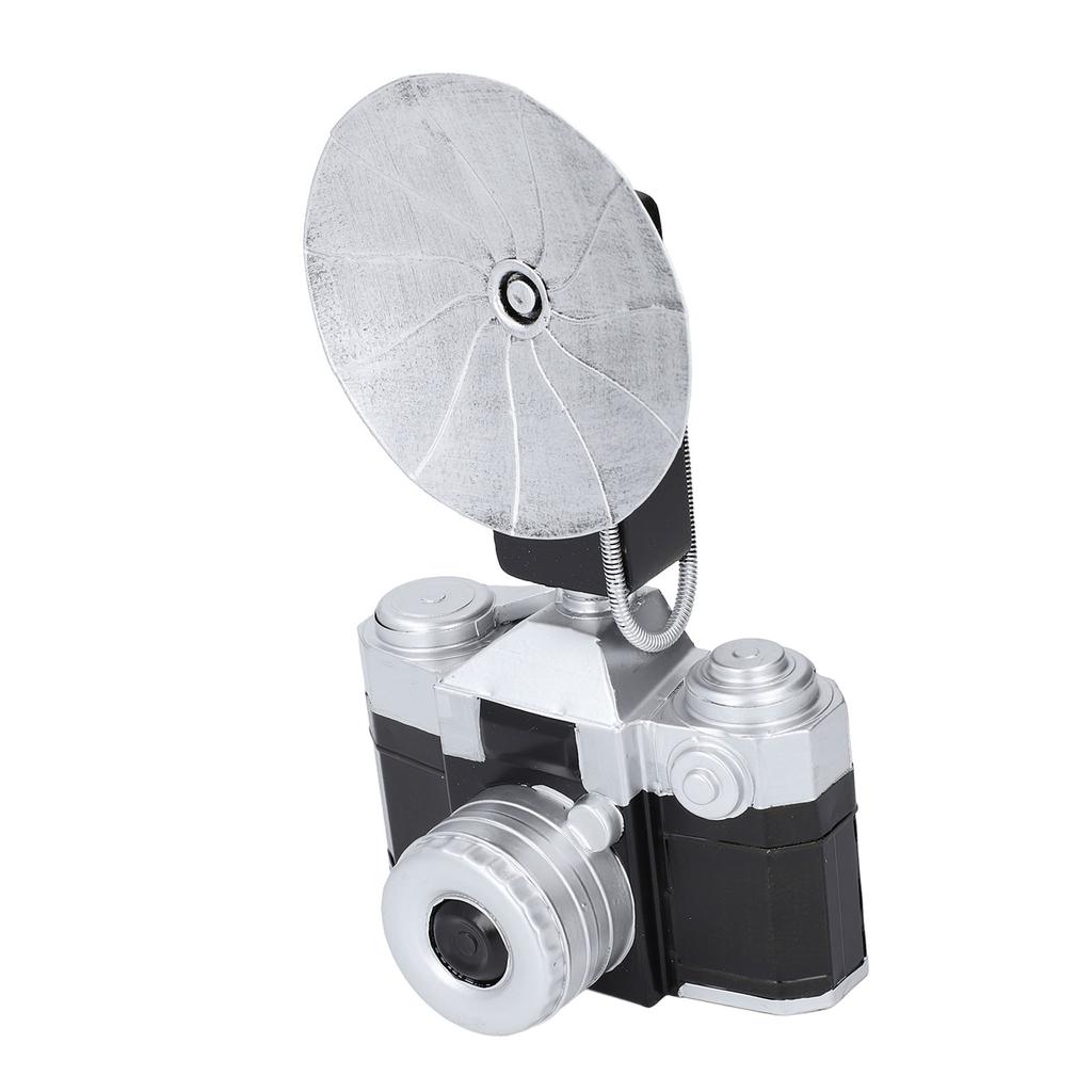 Nostalgic Vintage Camera Ornament European Style Iron Decompression Old Retro Camera Model Statue