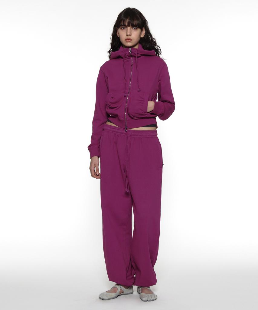 PARTIMENTO WOMEN Pwc Wide Leg Balloon Sweatpants_8 Colors (B Type)