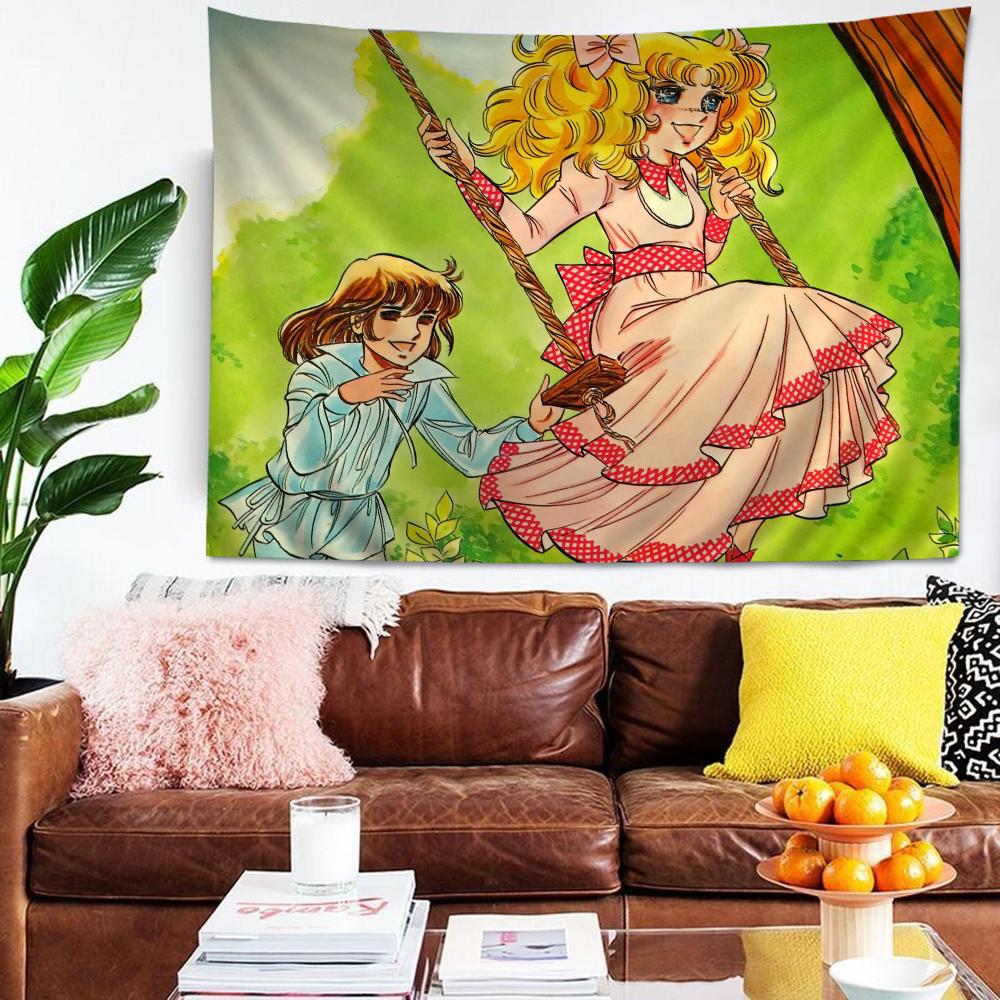 Anime Manga Candy DIY Wall Tapestry for Living Room Home Dorm Decor Wall Art Decor