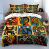 Abstract Animal Faces Art Bedding Duvet Cover Set Duvet Cover Pillowcases  (1*Duvet Cover 2*Pillowcases, without duvet insert)