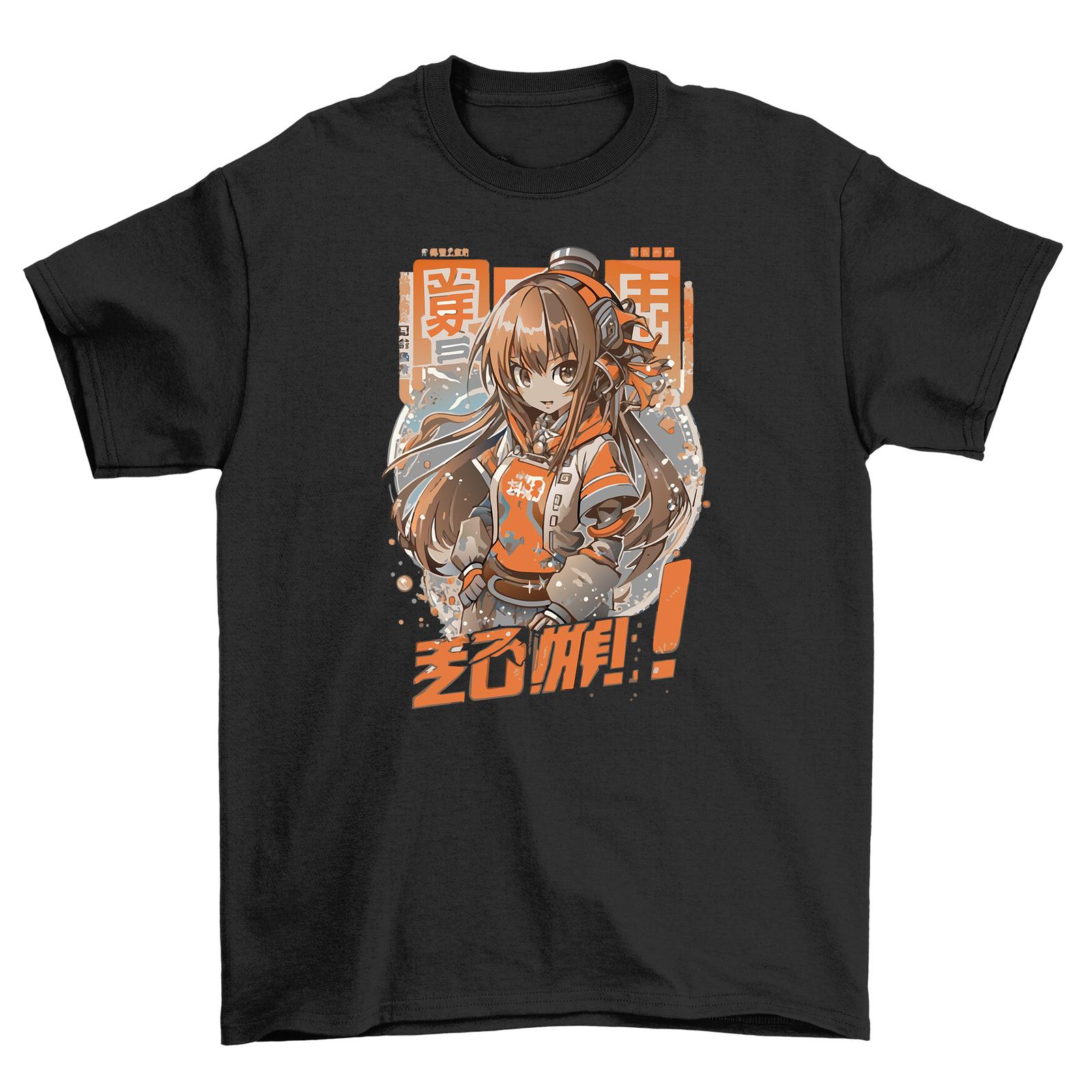 

Anime Gamer Girl T-Shirt Mens Womens Tees Top - Funny and Fierce! Unleash Your Inner Warrior Princess 3XL
