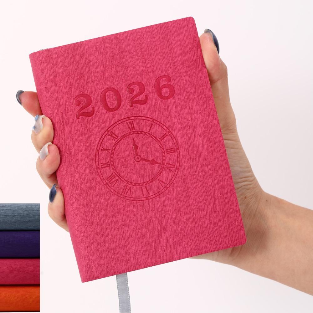 

Многофункциональный блокнот-планировщик формата А6, креативный английский планер, блокнот для управления временем, бизнес розы красного