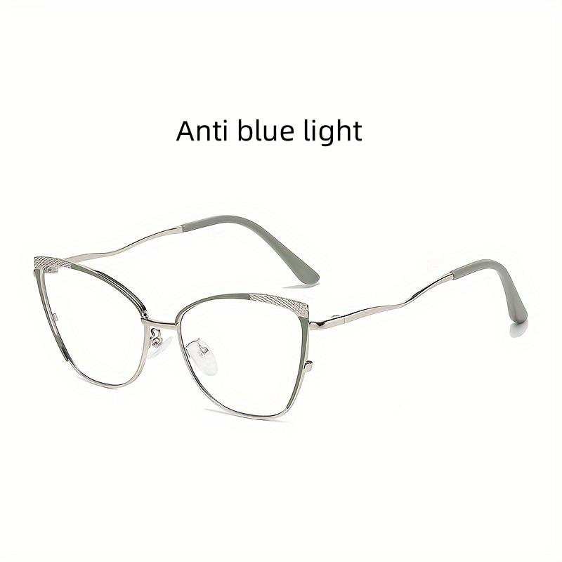 Blue Light Blocking Glasses Photochromic Unisex Metal Frame For Butterfly Style Fashion Trend Eyewear For Men Women