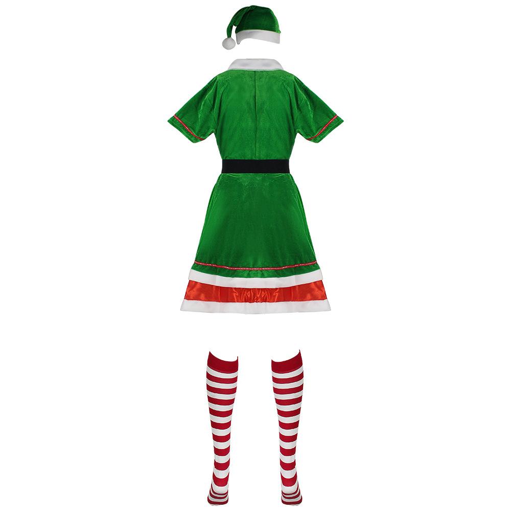 Christmas Green Elf Christmas Costume Green Christmas Costume Temptation Night Stage Costume