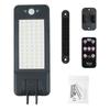 60LEDs IP65 Waterproof White Light 6500K Remote Control Body Induction Solar Wall Light