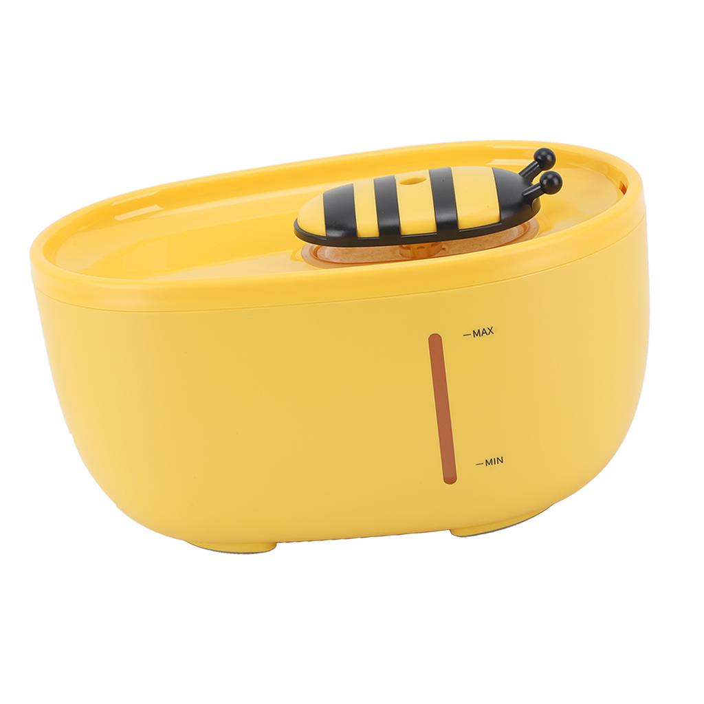 Pet Water Fountain Quiet Automatic Circulation Filtering Cute Cat Dog Water Dispenser for Small Medium Pets 2L