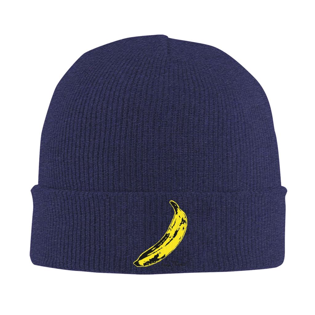 Andy Warhol Sunset Cat Cattle Banana Warm Knitted Cap Winter Knit Bonnet Hat Skullies Beanies Hip Hop Caps for Unisex