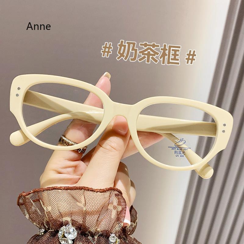 Oversized Female Finished Myopia Glasses Fashion Transparent Short Sighted Diopter Eyewear Unisex Large Cat Eye Computer Glasses