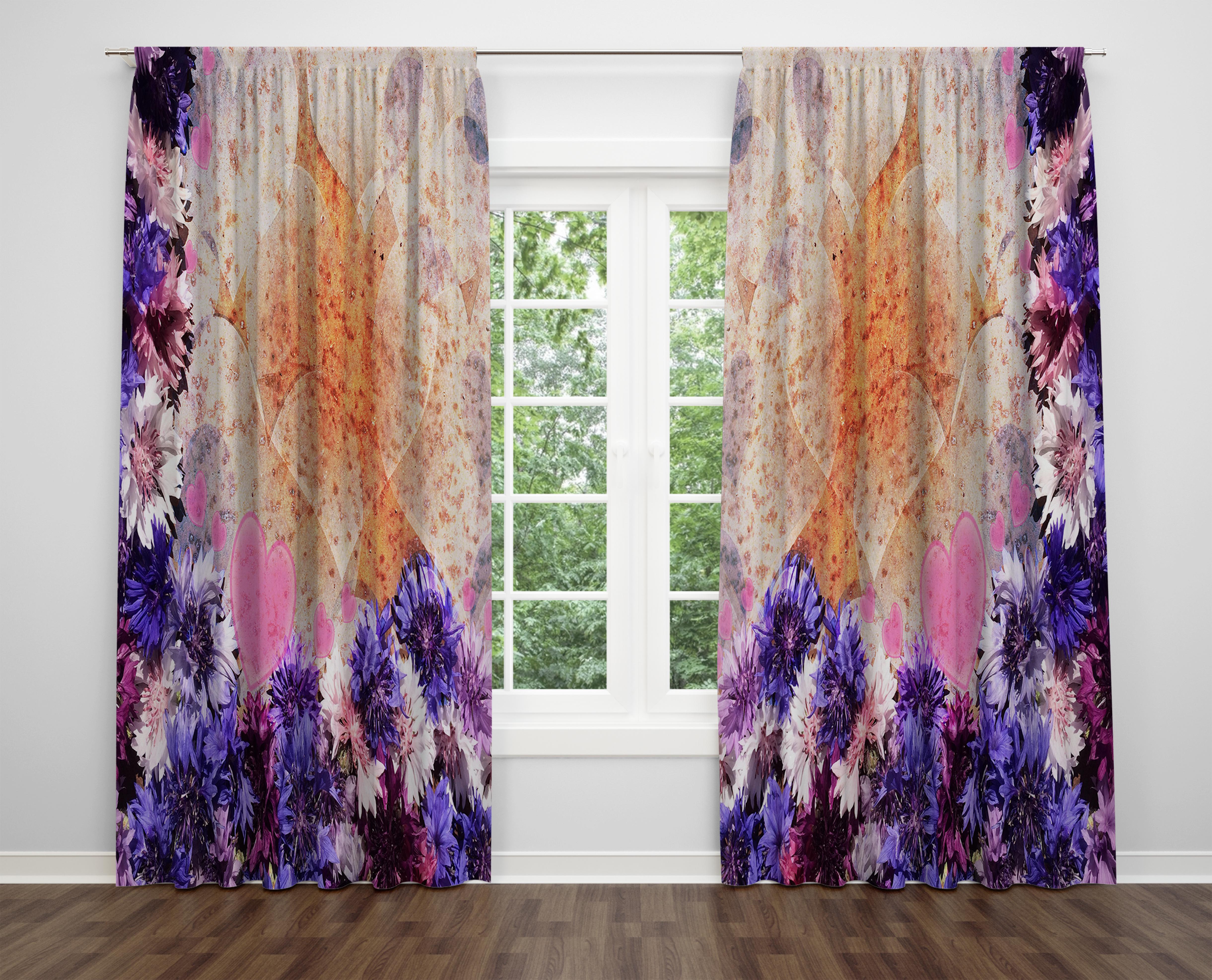 

Декоративний дизайн, високоякісна бавовняна тканина, ви можете вибрати одну або подвійну фіранку з крила 1 piece різнокольоровий