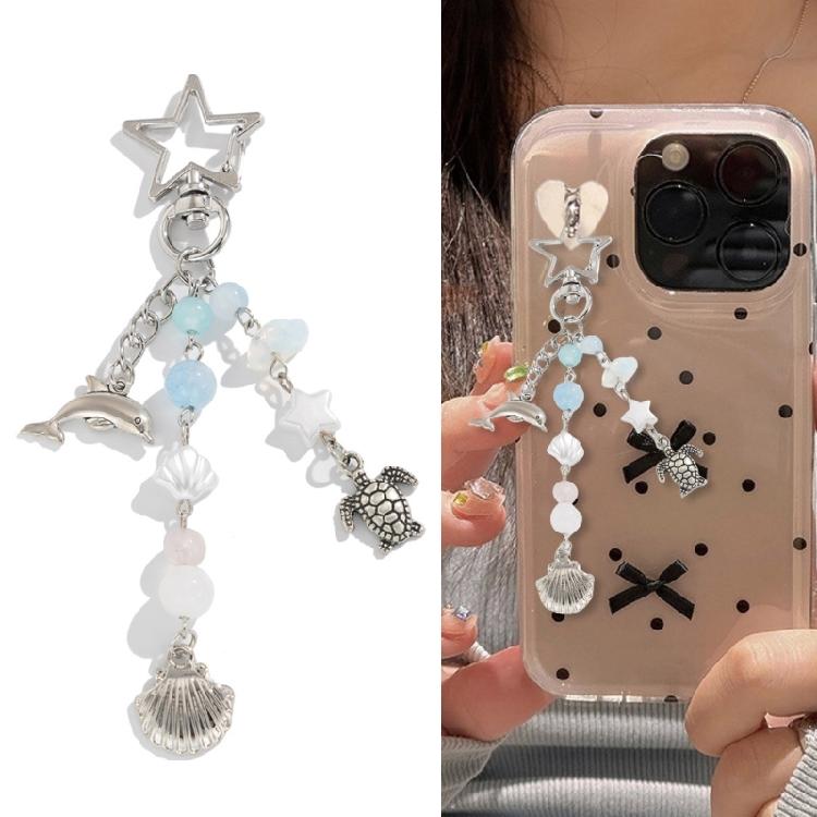 Artistics Oceanics Inspire Dolphin Shell Turtles Keychain Designs Portable for Fashionable Youth And Adventurers