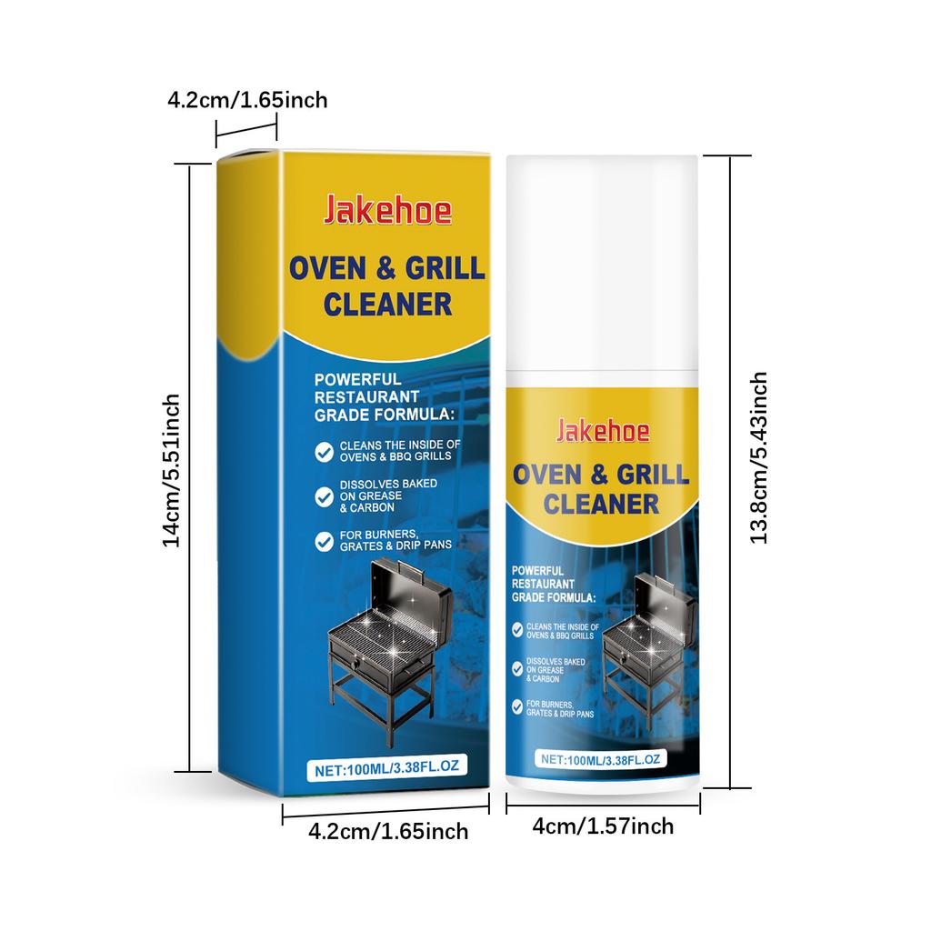 Grill Cleaner Kitchen Degreaser Oven Deeply Removes Stubborn Stains From Stove Repairs Scratches and Restores Shine For Kitchen