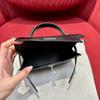 Haute Couture Mini Second Generation Half Hand Lizard Pattern Cowhide One Shoulder Crossbody Handbag Women's Light