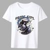 Summer Man T-Shirt Personality Cartoon ComicPrint Series Male Short Sleeve Tops High Quality White Men's Tee Shirt