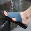 2025 large size slippers men's lazy shoes summer new large size casual cool slippers non-slip foot shoes men