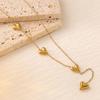 18K Gold Plated Titanium Steel Necklace for Women - Colorfast, Luxurious & Versatile Clavicle Chain