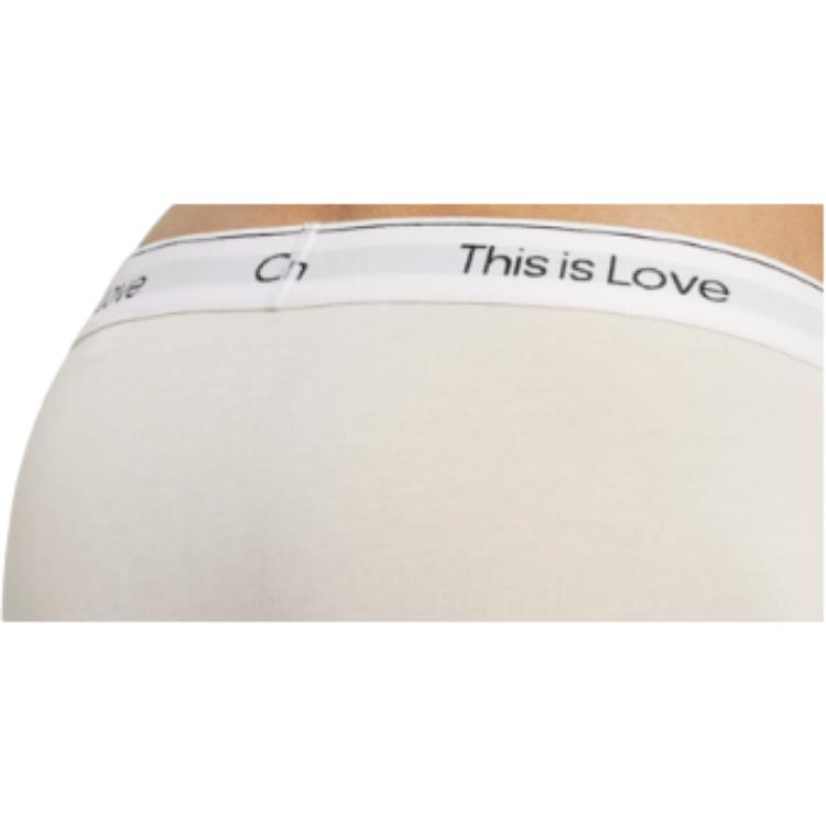 Calvin Klein Solid Waistband Logo Boxer Briefs Men Underwear Off-White NB3182-101