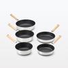 MUJI Non-Stick Frying Pan, 20cm Diameter, Deep, Induction Compatible, 83453718