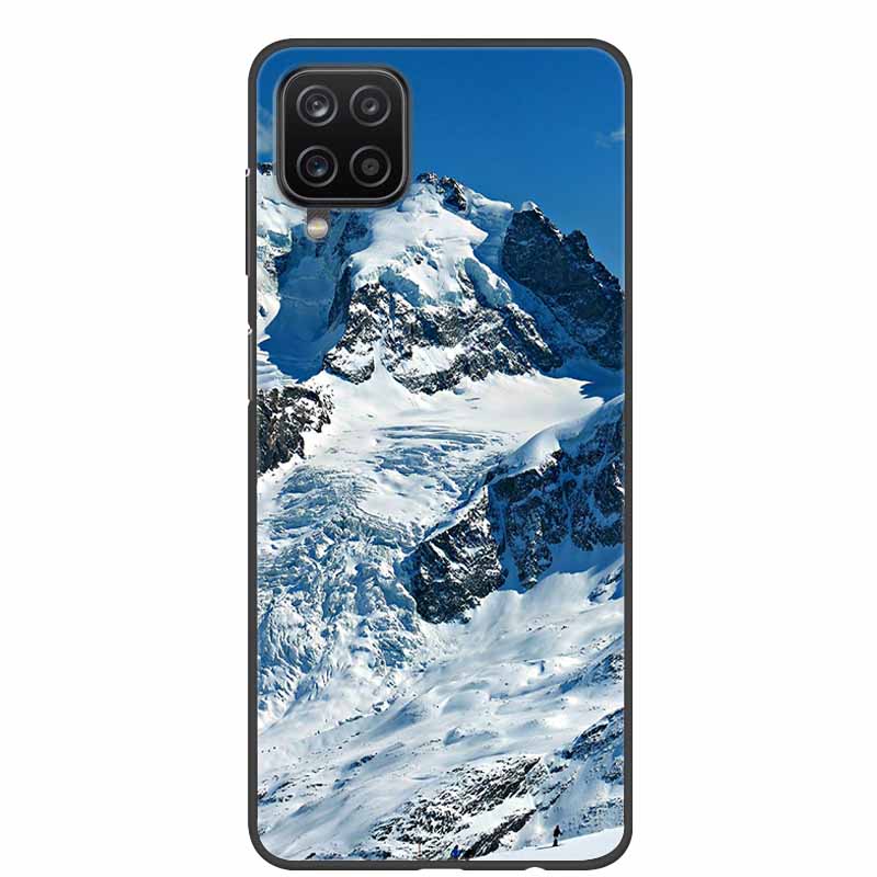 For Samsung A12 Case Marble Soft Silicone Back Case for Samsung Galaxy A12 GalaxyA12 Nacho A 12 SM-A125 Phone Cover Coque Fundas