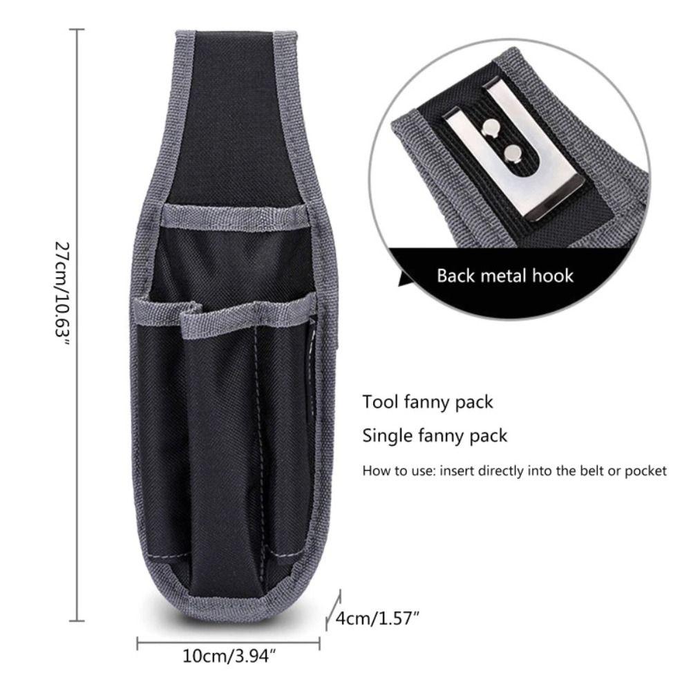 Oxford Cloth Tool Waist Bag Wear-resistant Electrician Tool  Bag Durable Tool  Belt  Woodworking