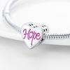 Charm Bead Charms Authentic Copper Heart Hope Bead Charms Compatible With Bracelets Diy Fine Gift Women Delicate Jewellery Accessory