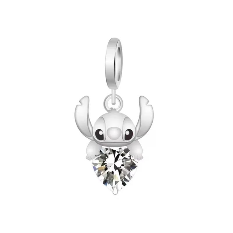 New 925 Silver Heart Bow Dog Palm Turtle Elephant Bead Pendant Charm for DIY Bracelet Jewelry