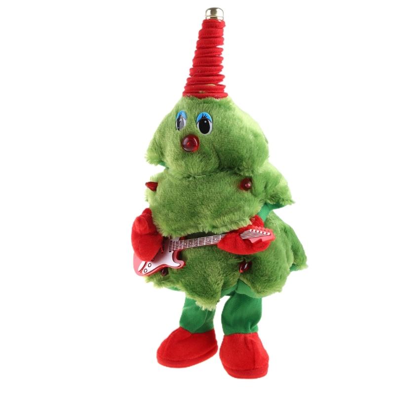 Dancing Christmas Tree Singing Xmas Tree Electronic Toy for Doll Music Xmas Gift Holiday Ornament Festival Table Decorat