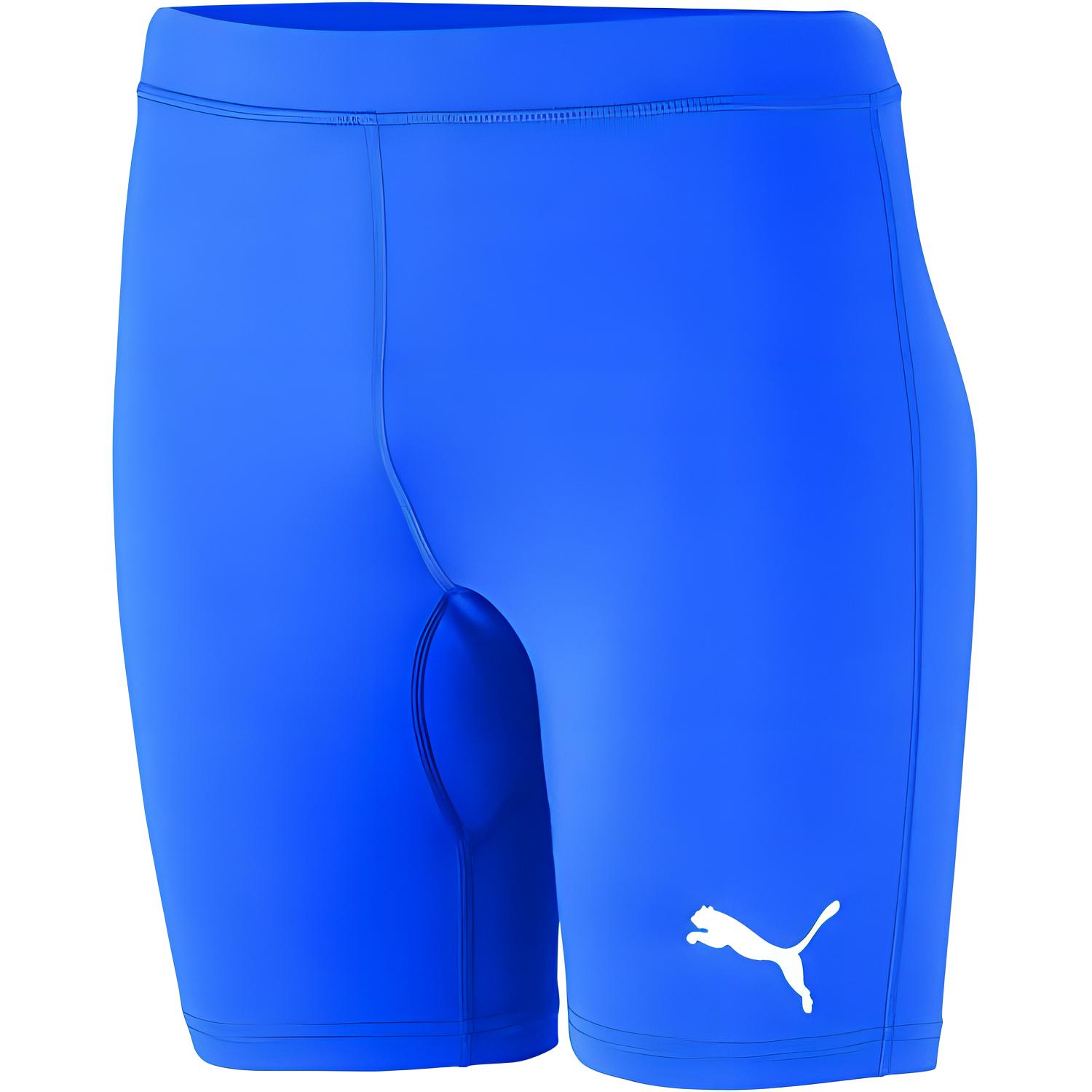 Puma Logo Outdoor Sports Elastic Slim Fit Casual Shorts Women shorts Blue 655924-02 XL