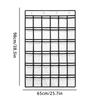 Classroom Pocket Chart for Cell Phones,36 Clear Pocket Chart for Calculator Holder with Number Sticker Classroom Hanging Bag
