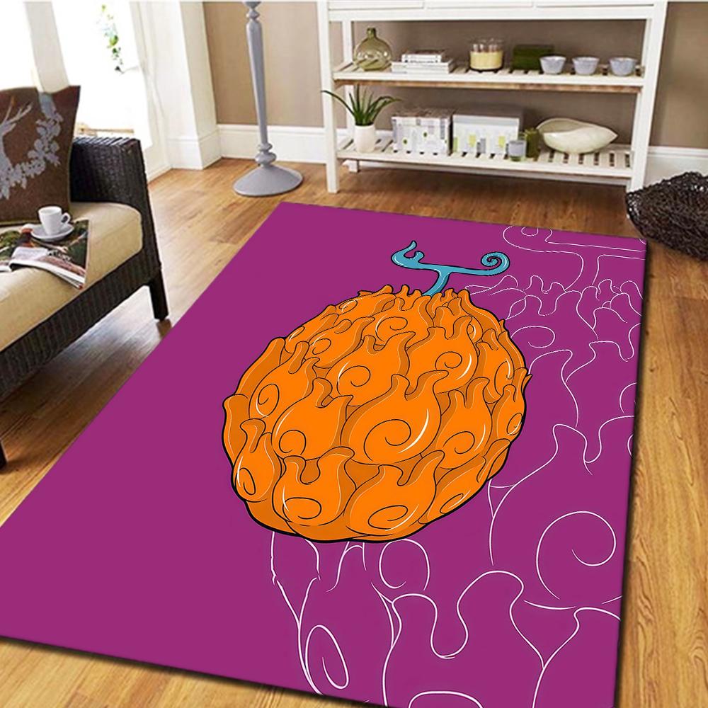 Gomu Gomu no Mi One Piece Carpet, Digital Print Floor Mat, Cool Movie Bedroom Rug, Home Decor Play Mat -HYQ14 60x90cm