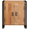 Nightstand Brown 66 x 35 x 76 cm Solid Acacia Wood